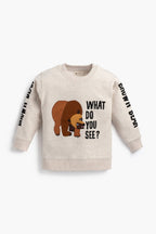 Sporty Sweatshirt_Eric Carle Brown Bear: Unisex / Eric Carle Brown Bear / 3-6m