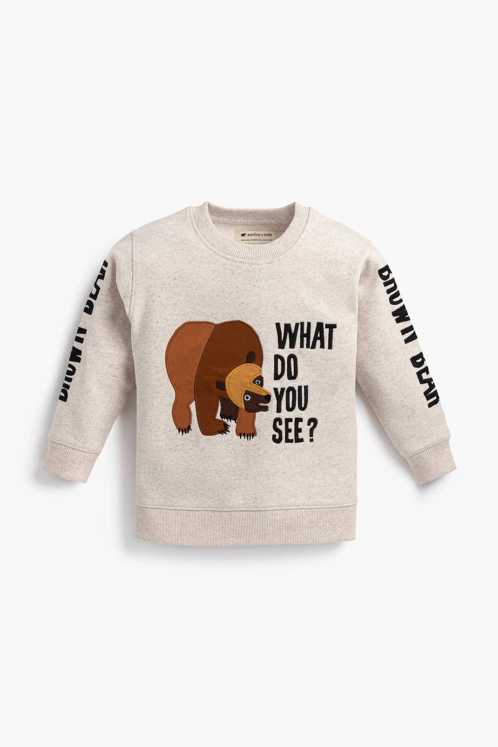 Sporty Sweatshirt_Eric Carle Brown Bear: Unisex / Eric Carle Brown Bear / 9-12m