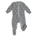 Mist Mushrooms | Organic Cozy Zipper Footie: 3-6m