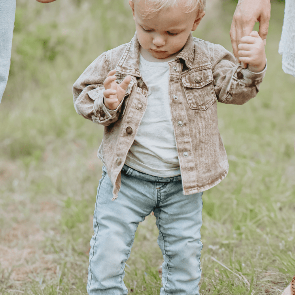 Brown Denim Jacket - Infant: 12-18M