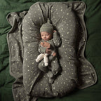 Hunter Leaves | Organic Cozy Zipper Footie: 0-3m