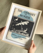 The Odyssey by Homer Book Cover Print: Maple Frame / 11×14"
