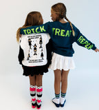 TOO COOL TO SPOOK | oversized drop shoulder | KIDS: DARK BLUE / 4-6 PULLOVER