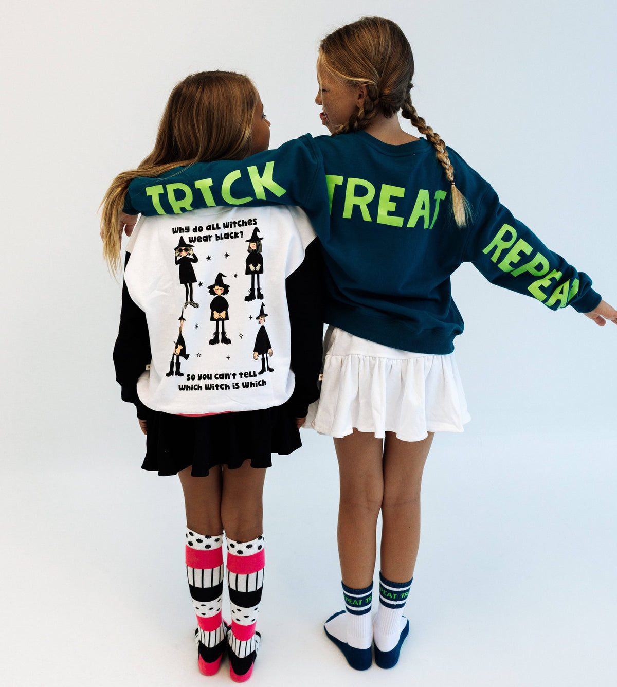 TOO COOL TO SPOOK | oversized drop shoulder | KIDS: DARK BLUE / 4-6 PULLOVER