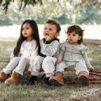 Color Blocked Sweatshirt & Pants Set - Bobcat: 12M