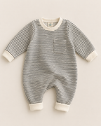 Striped Cozy Romper: 18-24M