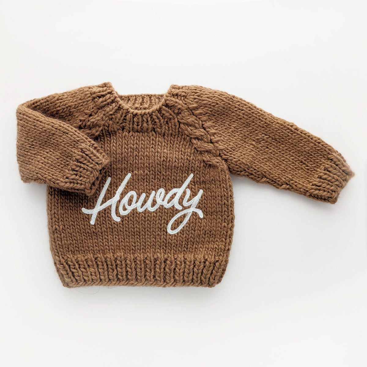 Howdy Sweater Pecan for Baby & Toddler: 6-12 Months