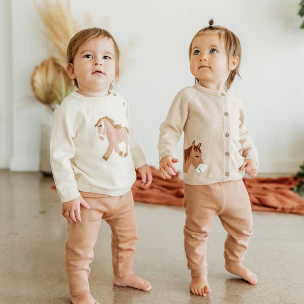 Pocket Baby Pants Sweater Knit (Organic) FW25 - 7 Colors: Chai Spice / 18-24M
