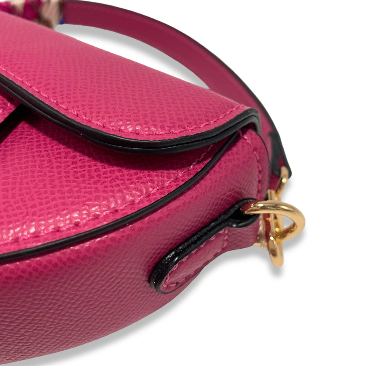 B1309 & B1342 Saddle Purse w/ Scarf (6 Colors): BLACK / B1342 - BIG