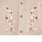 Daisy Bee Baby Knit Top & Pants Set (Organic Cotton): Cottonwood / 18-24M