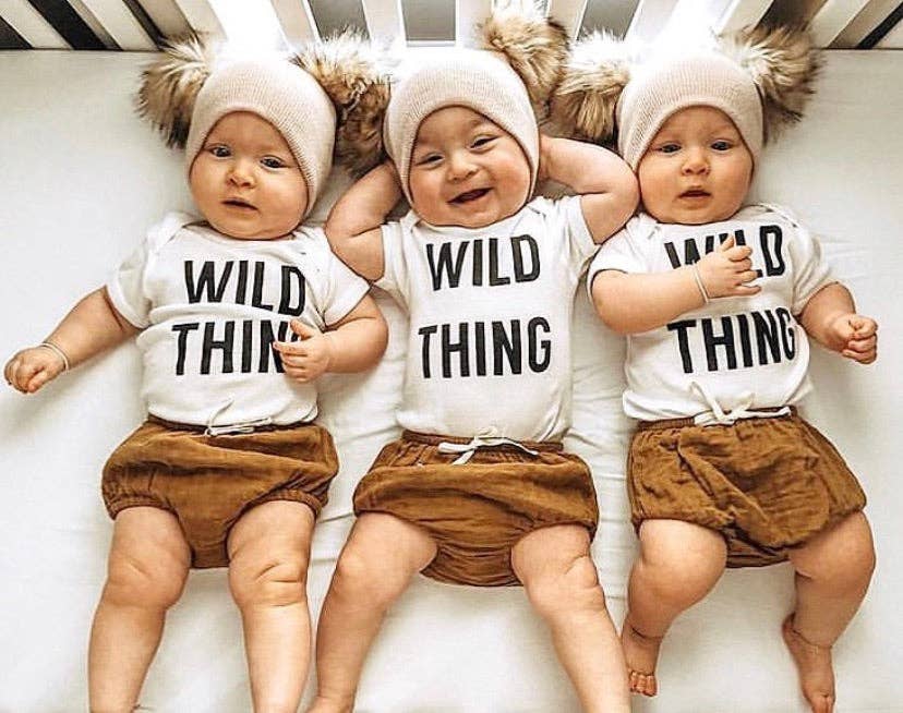WILD THING | Kids Tee: 18-24M / WHITE