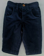 Navy Corduroy Boys Pants — Cotton Kids Pants | 0-13 Years: 6-9 month