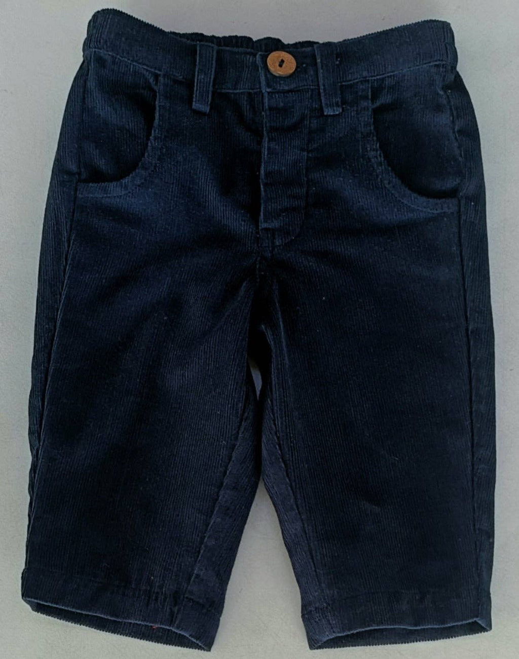 Navy Corduroy Boys Pants — Cotton Kids Pants | 0-13 Years: 3-6 month