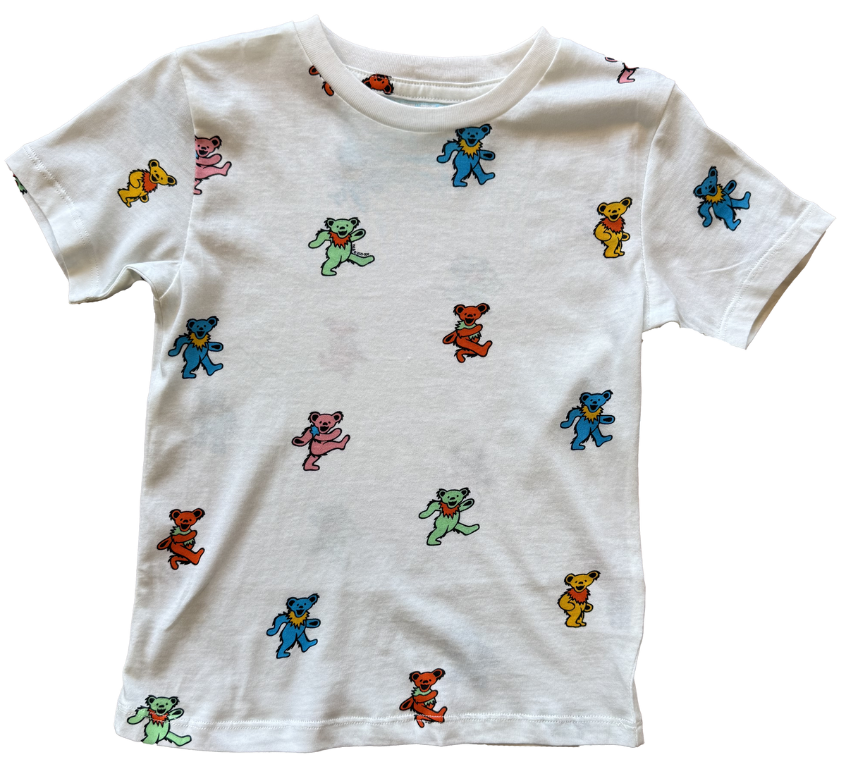 Grateful Dead Dancing Bears Print Tee: 6/7