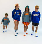 COOL KIDS READ BOOKS | ROYAL BLUE | oversized drop shoulder | KIDS: ROYAL BLUE / 4-6 PULLOVER