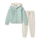 Hooded Shirt & Pants Set: 12M