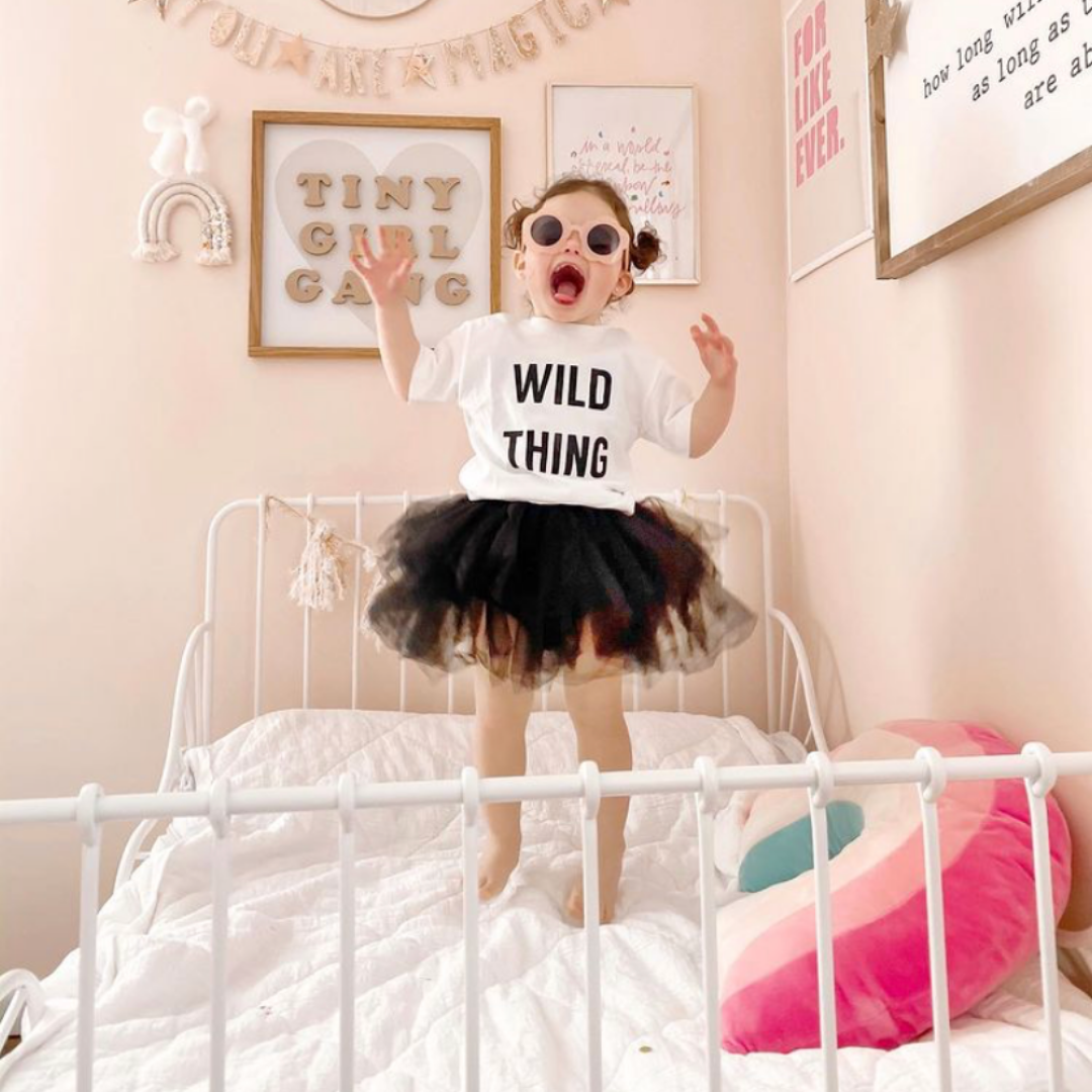 WILD THING | Kids Tee: 18-24M / WHITE