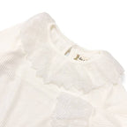 17141 Lace Collar & Cuff L/S Top: 2T 3T 4T; 2-2-2
